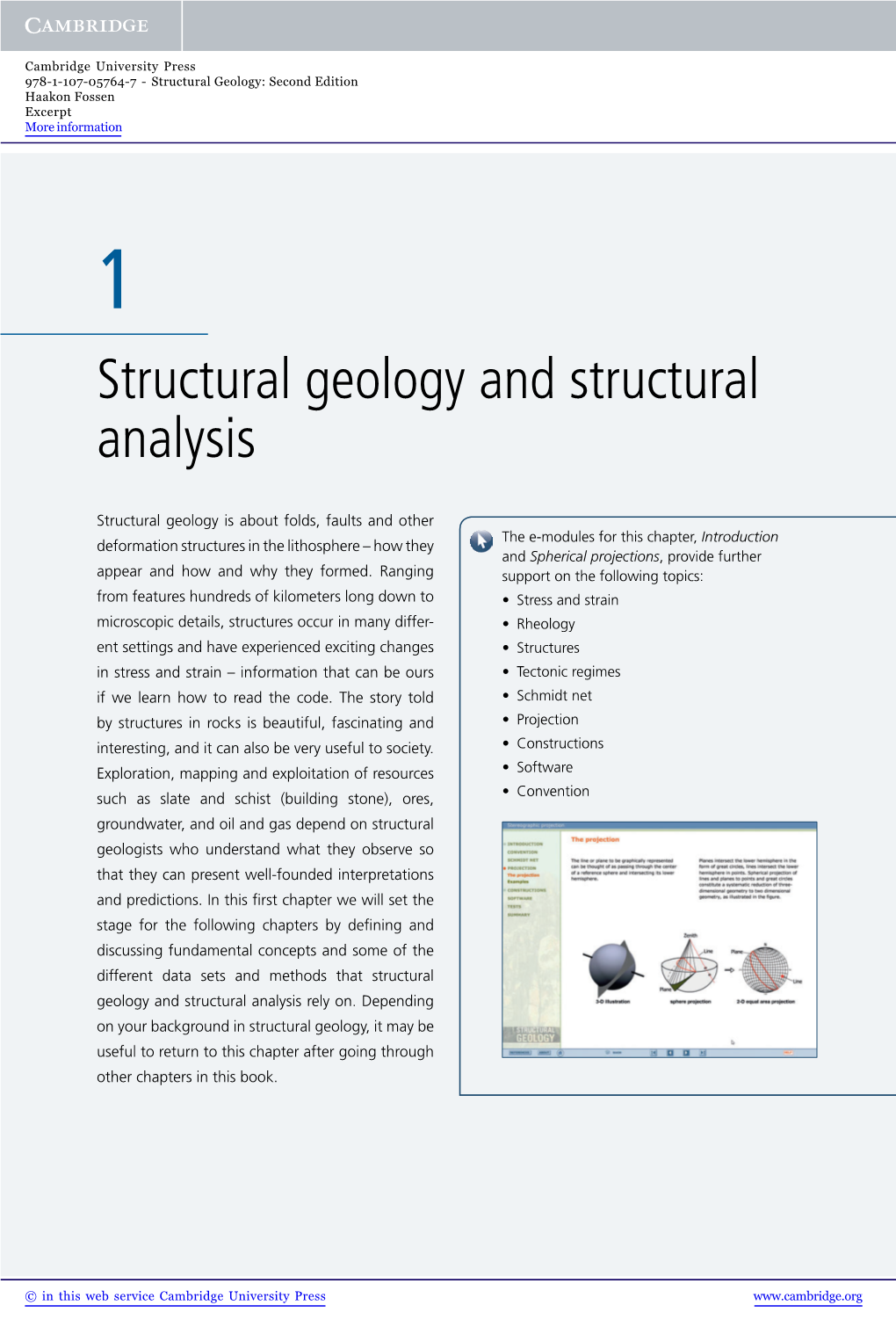 Structural Geology and Structural Analysis