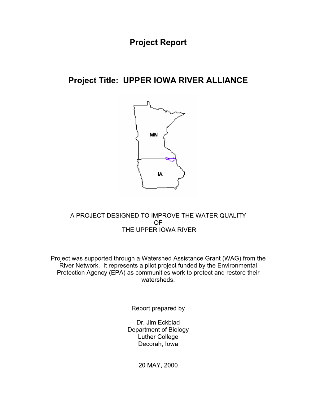 Upper Iowa River Alliance