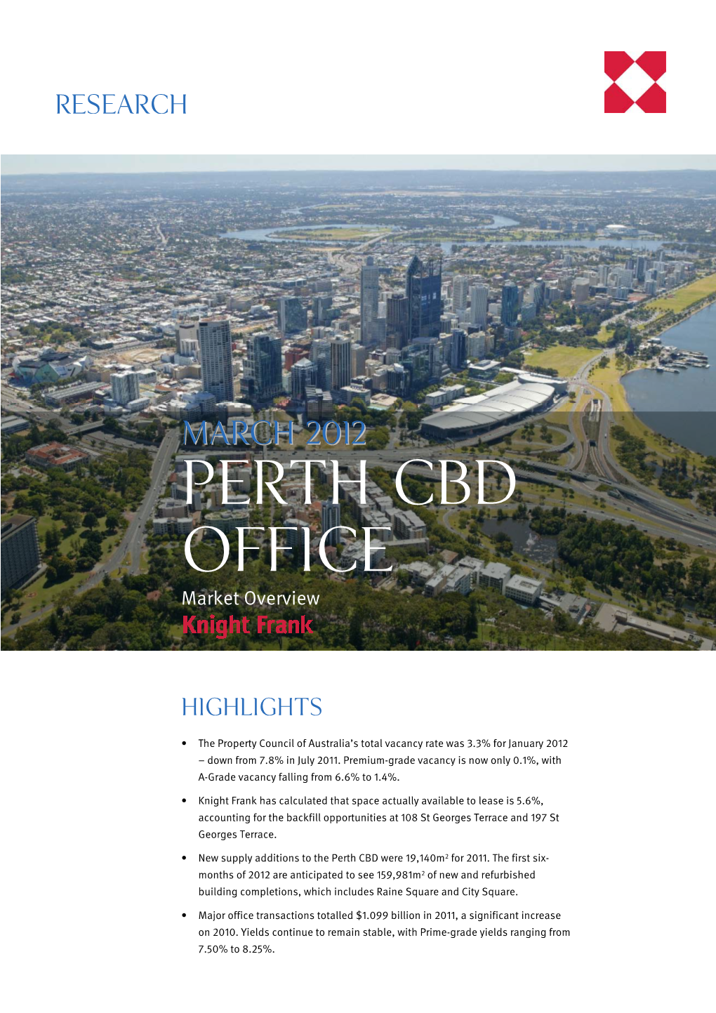 PERTH CBD OFFICE Market Overview