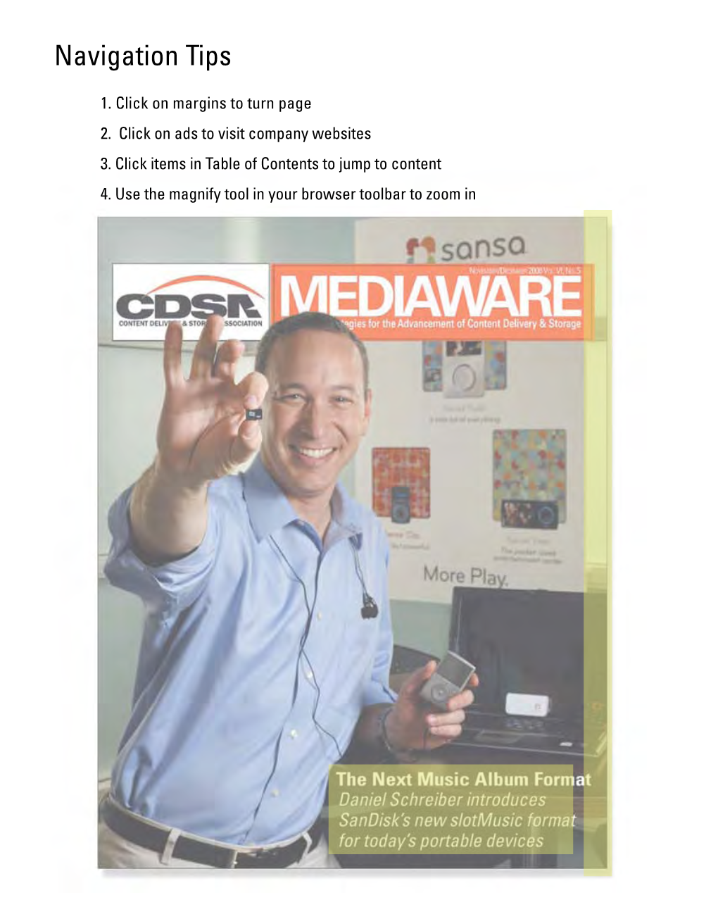 Mediaware Sample Issue