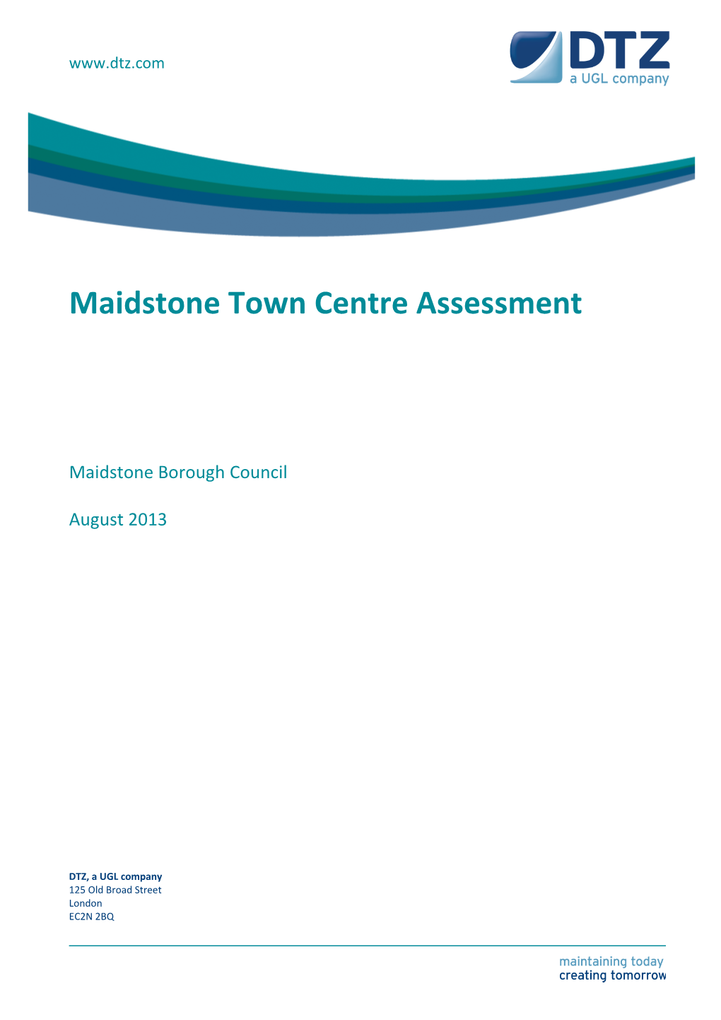 Maidstone Town Centre Assessment