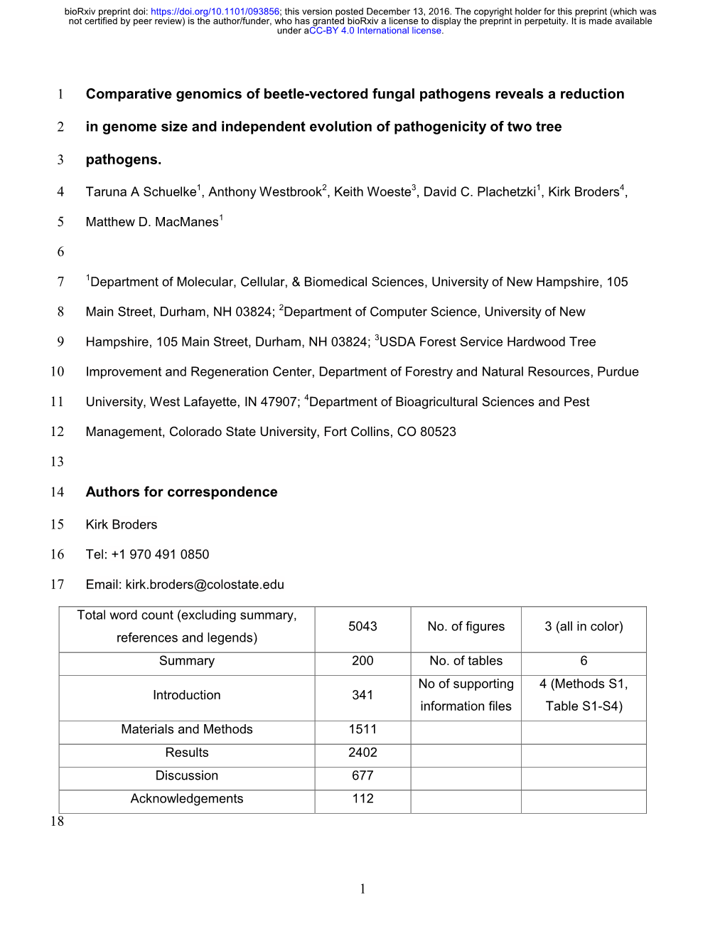 Downloaded from Ensembl Fungi (Kersey Et Al., 2016)