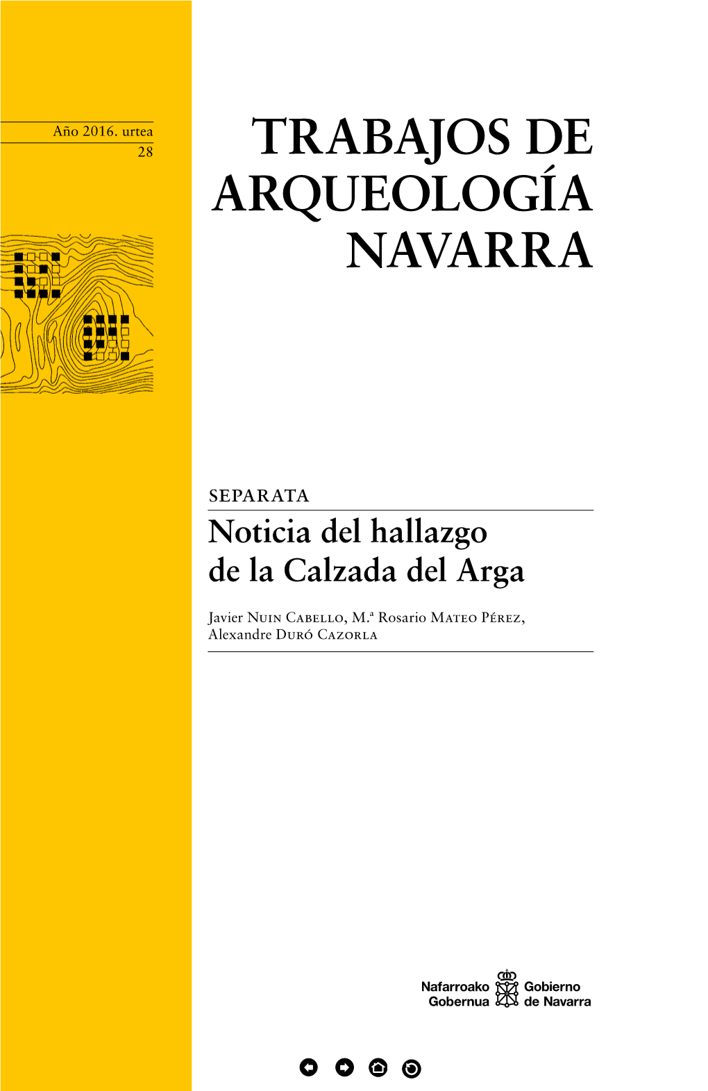 Noticia Del Hallazgo De La Calzada Del Arga