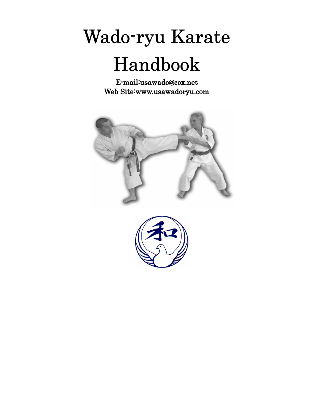 Wado-Ryu Karate Handbook