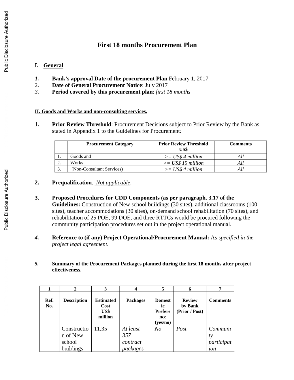 World Bank Document