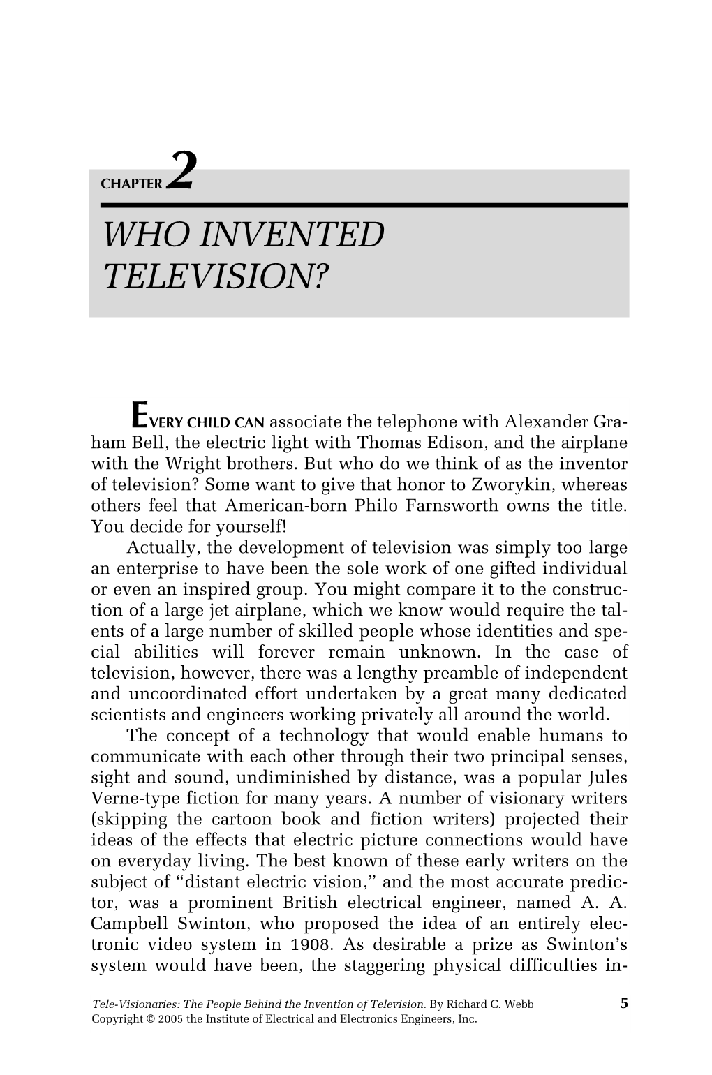 Who Invented Television?