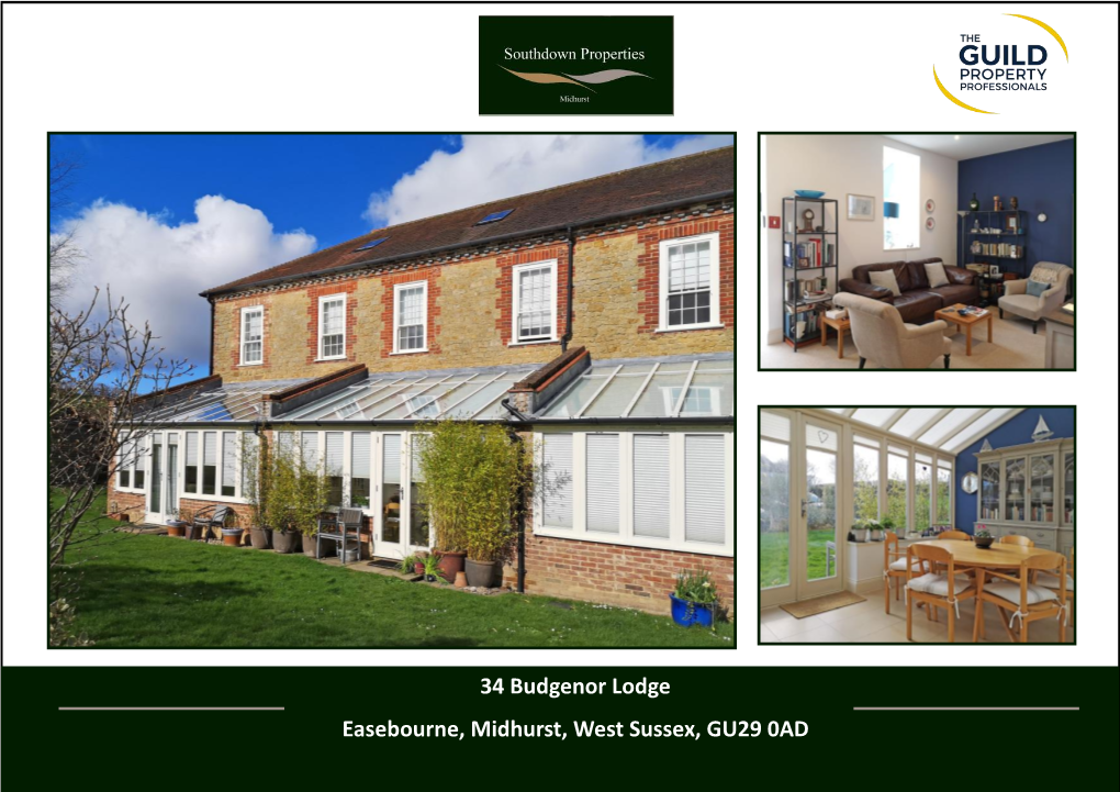 34 Budgenor Lodge Easebourne, Midhurst, West Sussex, GU29 0AD