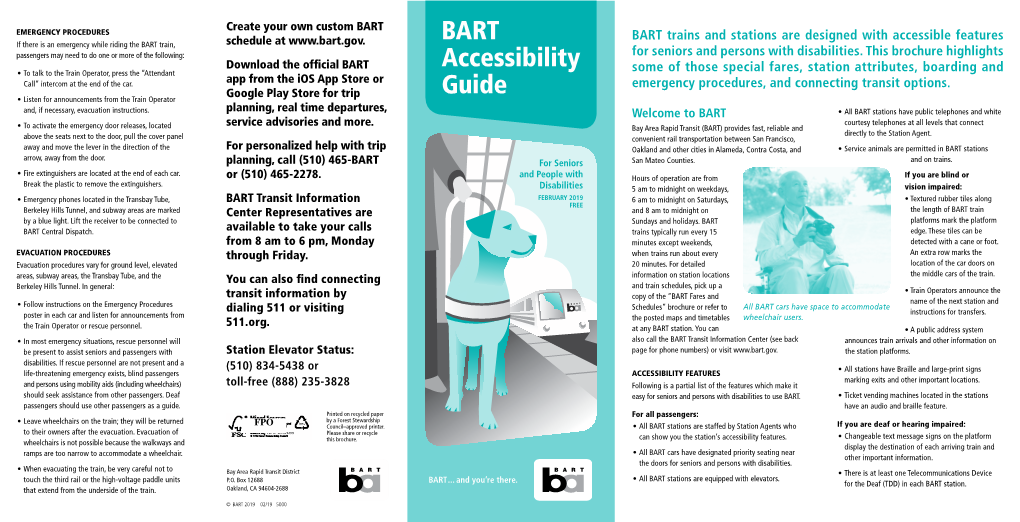 BART Accessibility Guide