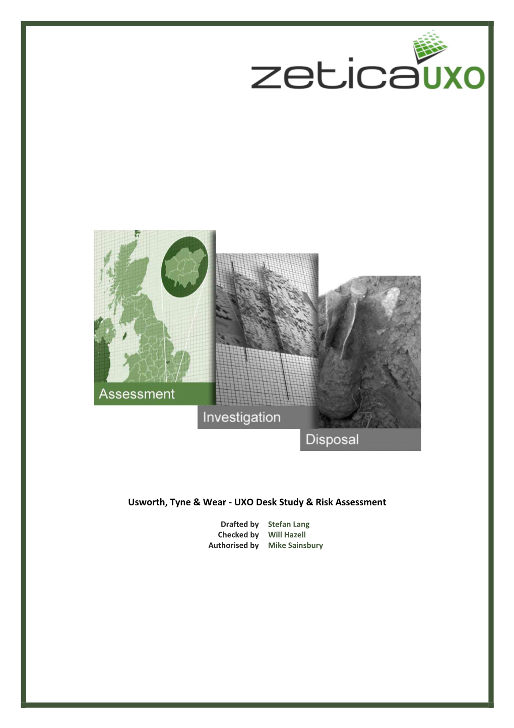 UXO Desk Study & Risk Assessment