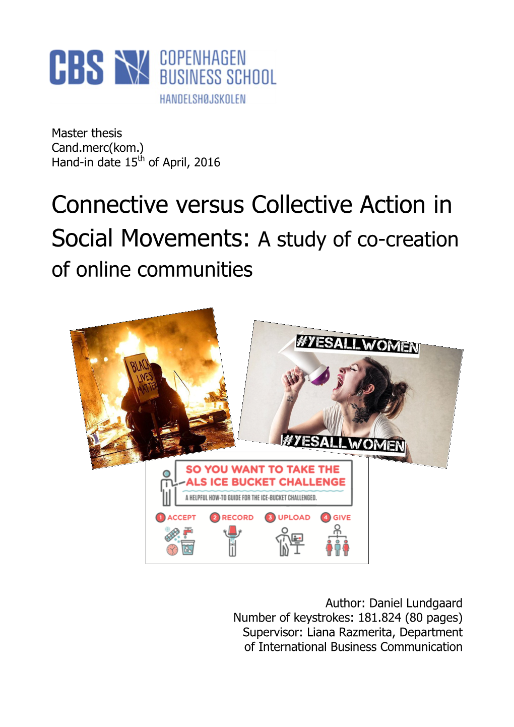 Connective Versus Collective Action in Social Movements: a Study of Co-Creation of Online Communities