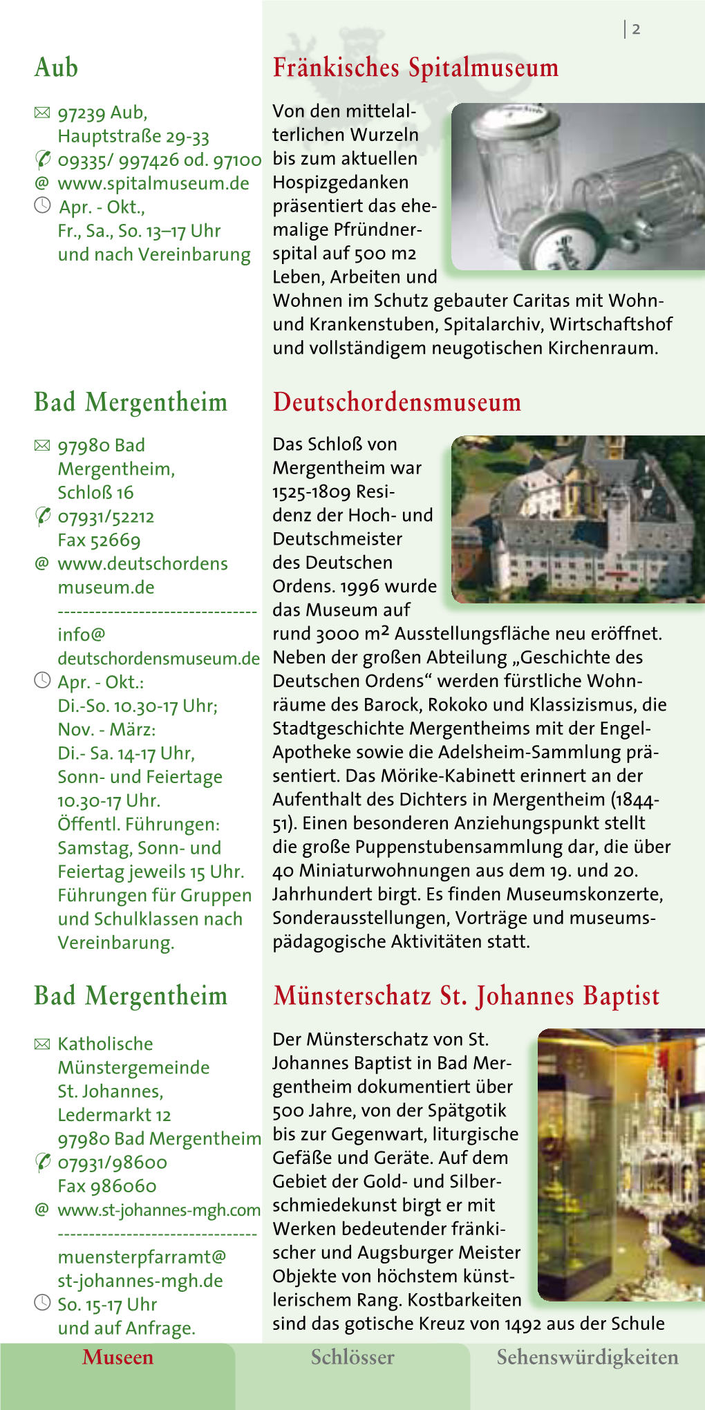 Bad Mergentheim Deutschordensmuseum Aub