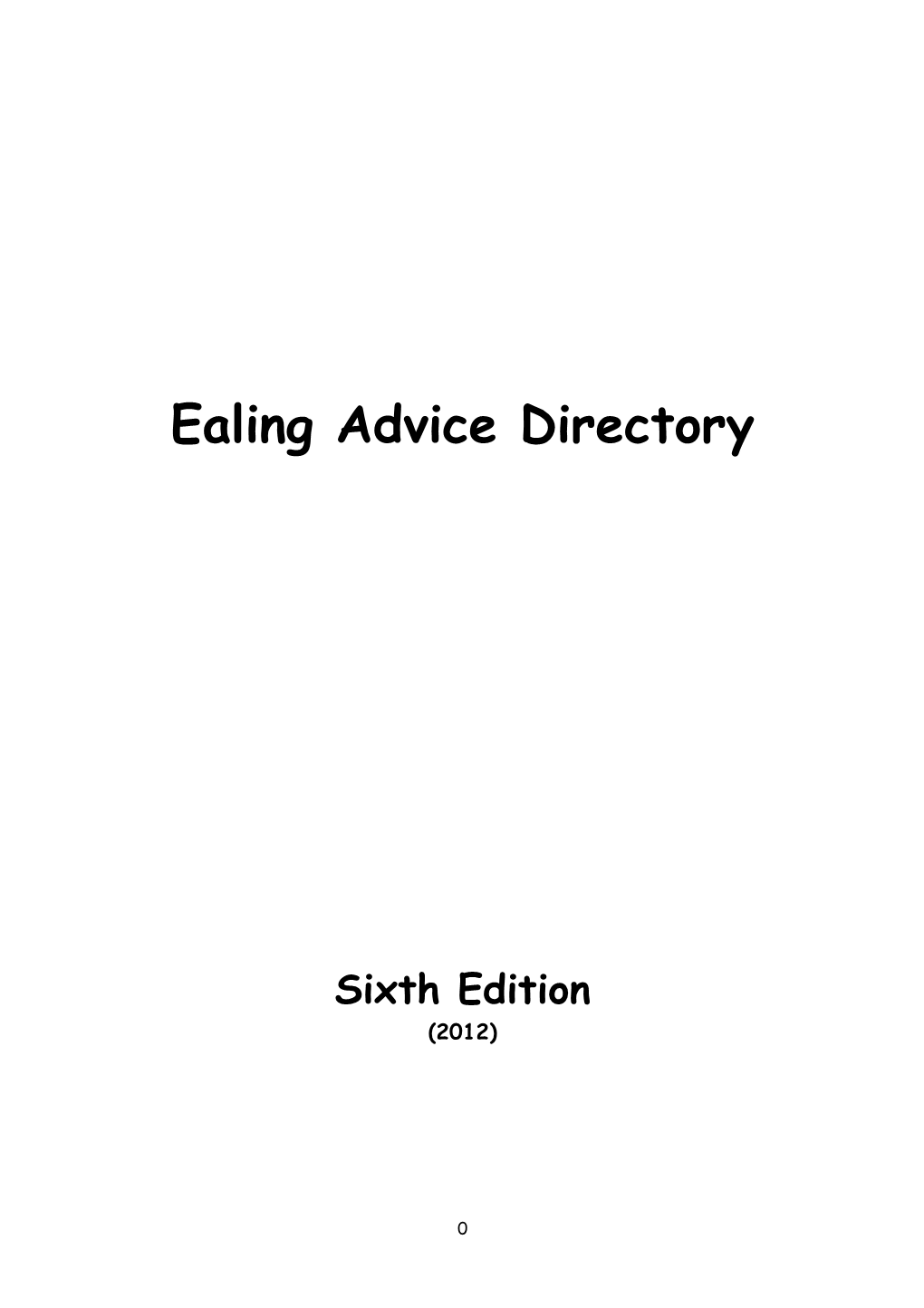 ADVICE DIRECTORY Final Version Sept 2012 with Nucleus