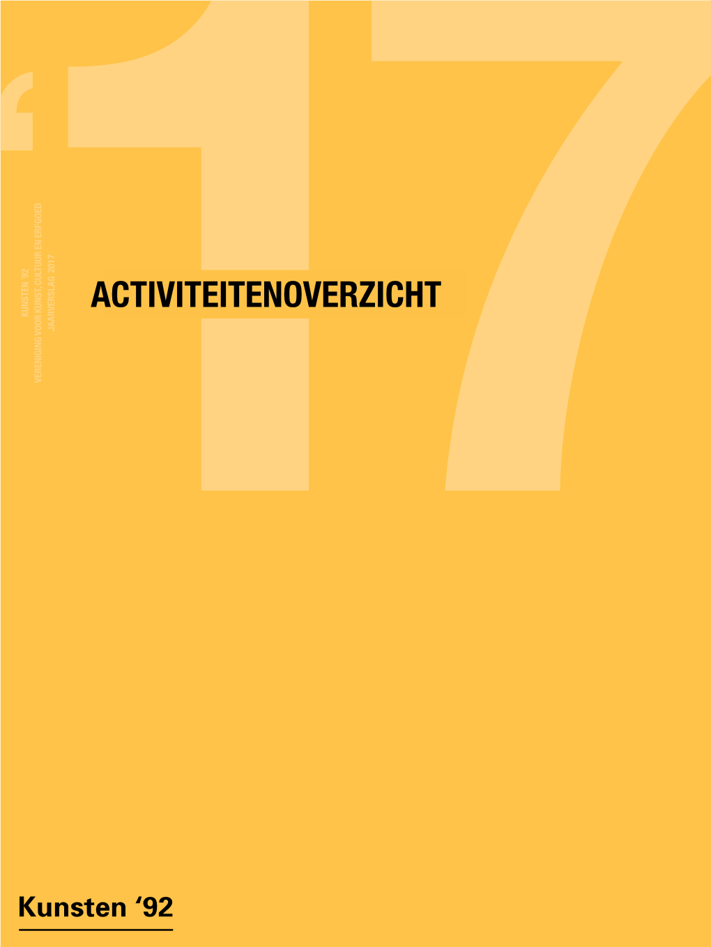 Activiteitenoverzicht Kunsten