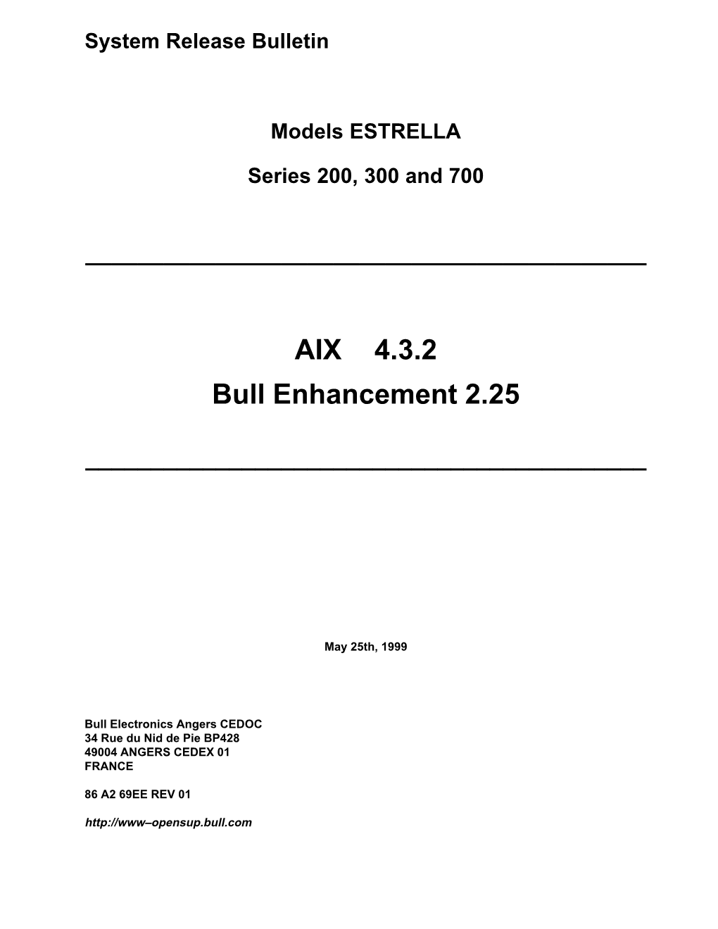 AIX 4.3.2 Bull