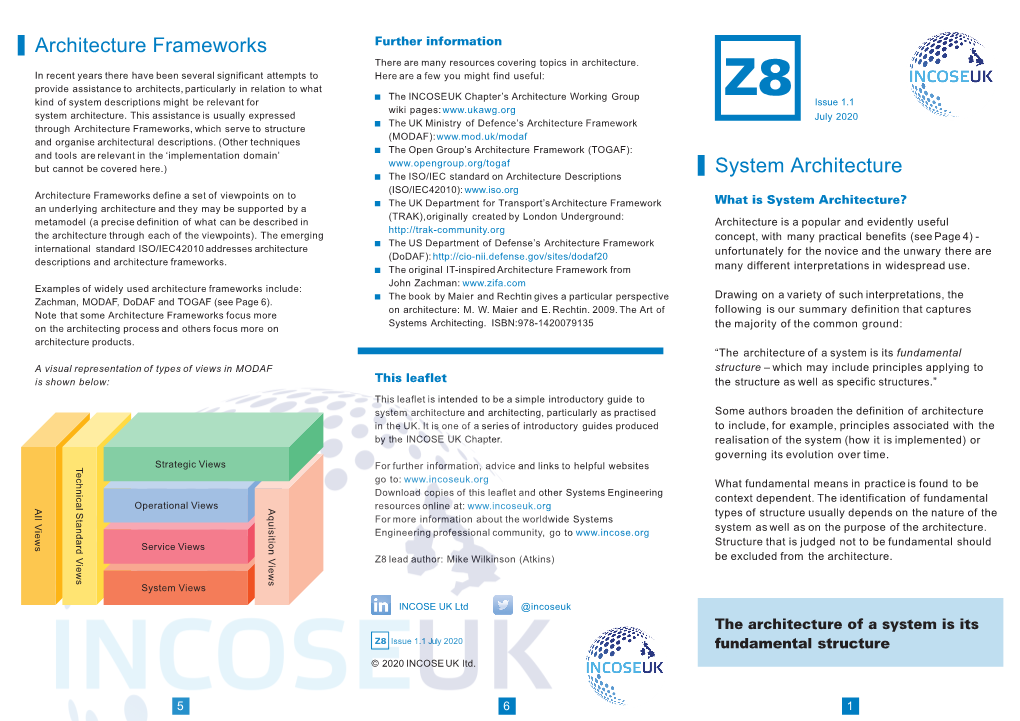 Architecture Frameworks System Architecture