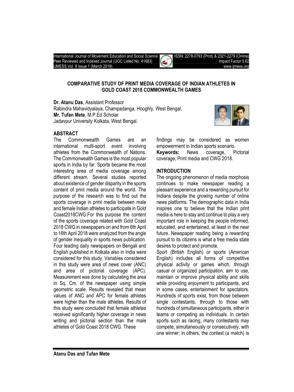 Atanu Das and Tufan Mete COMPARATIVE STUDY of PRINT