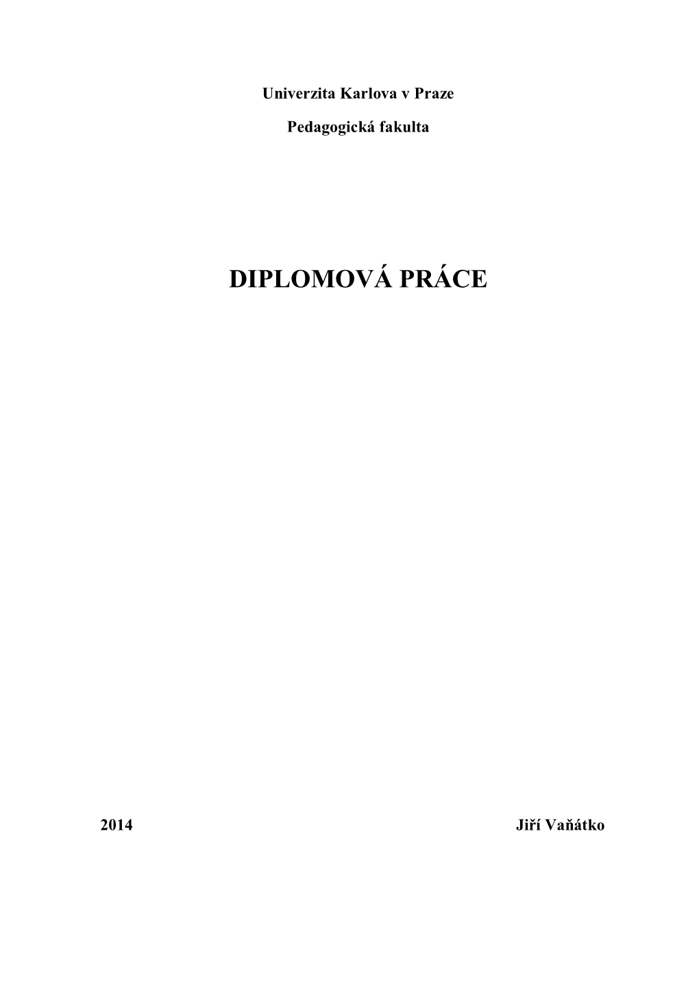 Diplomová Práce