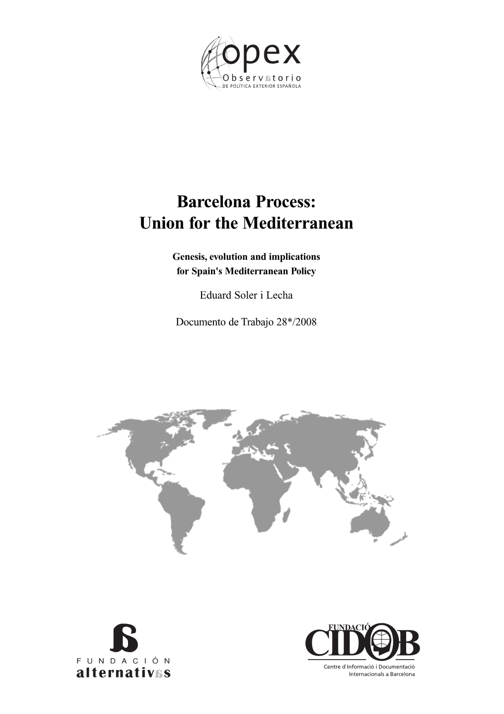 Barcelona Process: Union for the Mediterranean