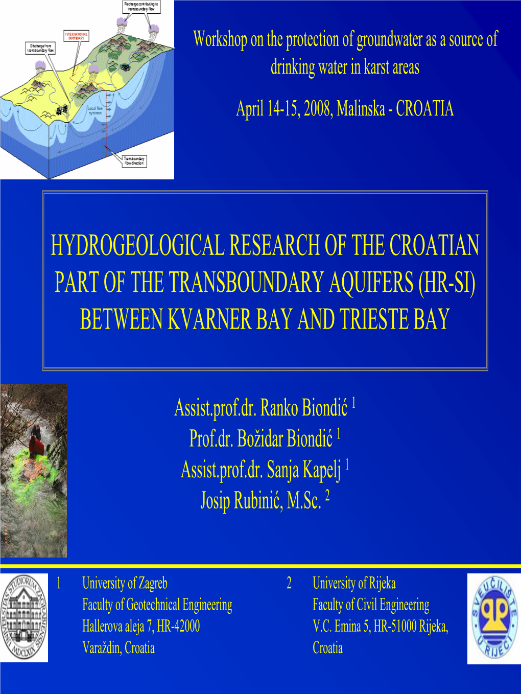 Transboundary Groundwater Issues in Se