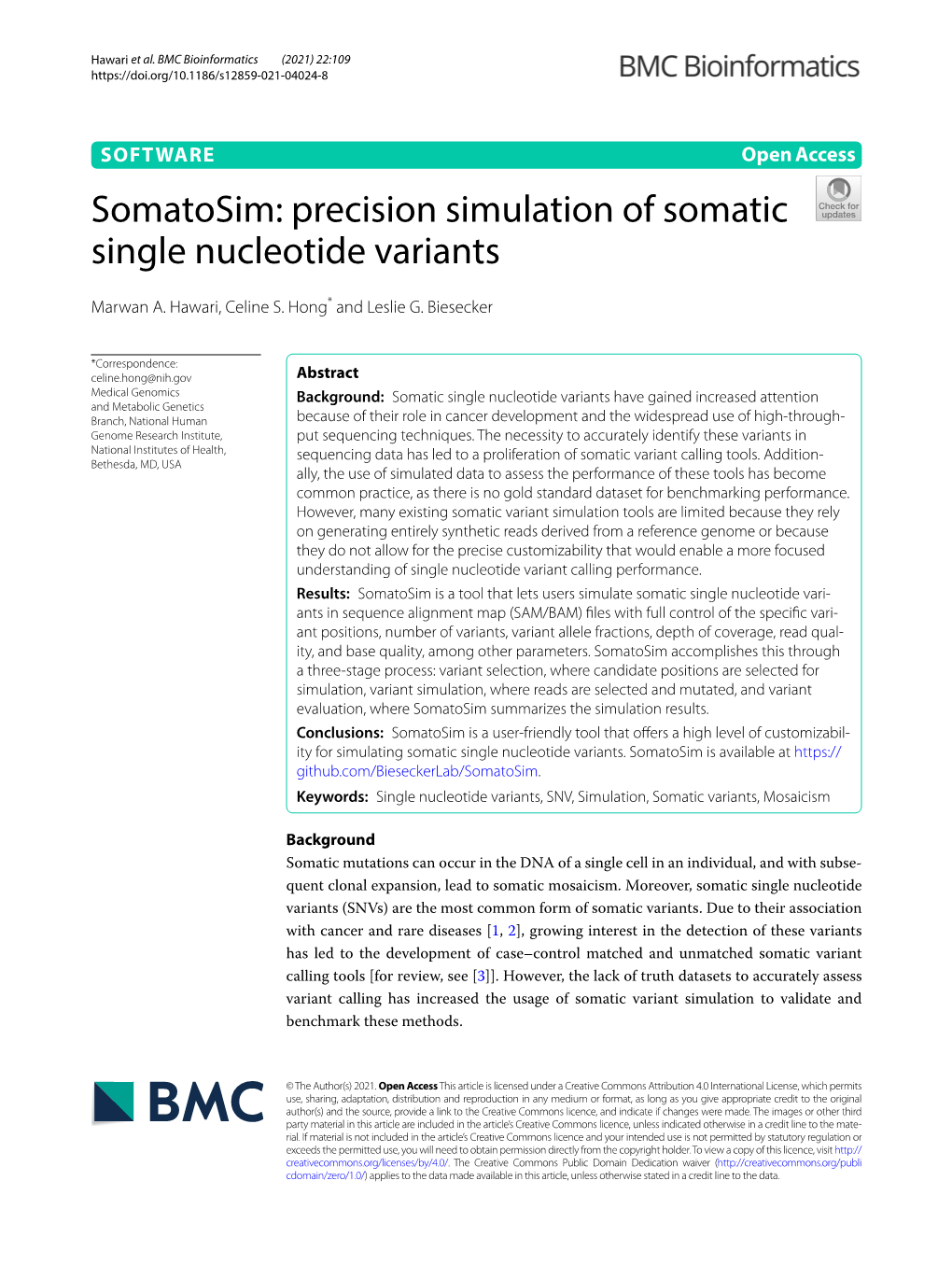 Precision Simulation of Somatic Single Nucleotide Variants