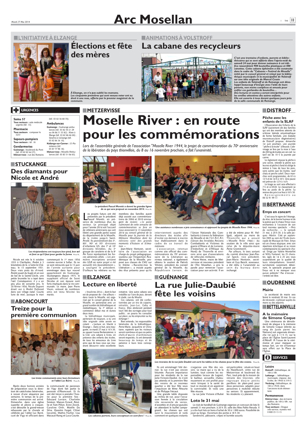 Moselle River : En Route Pour Les Commémorations