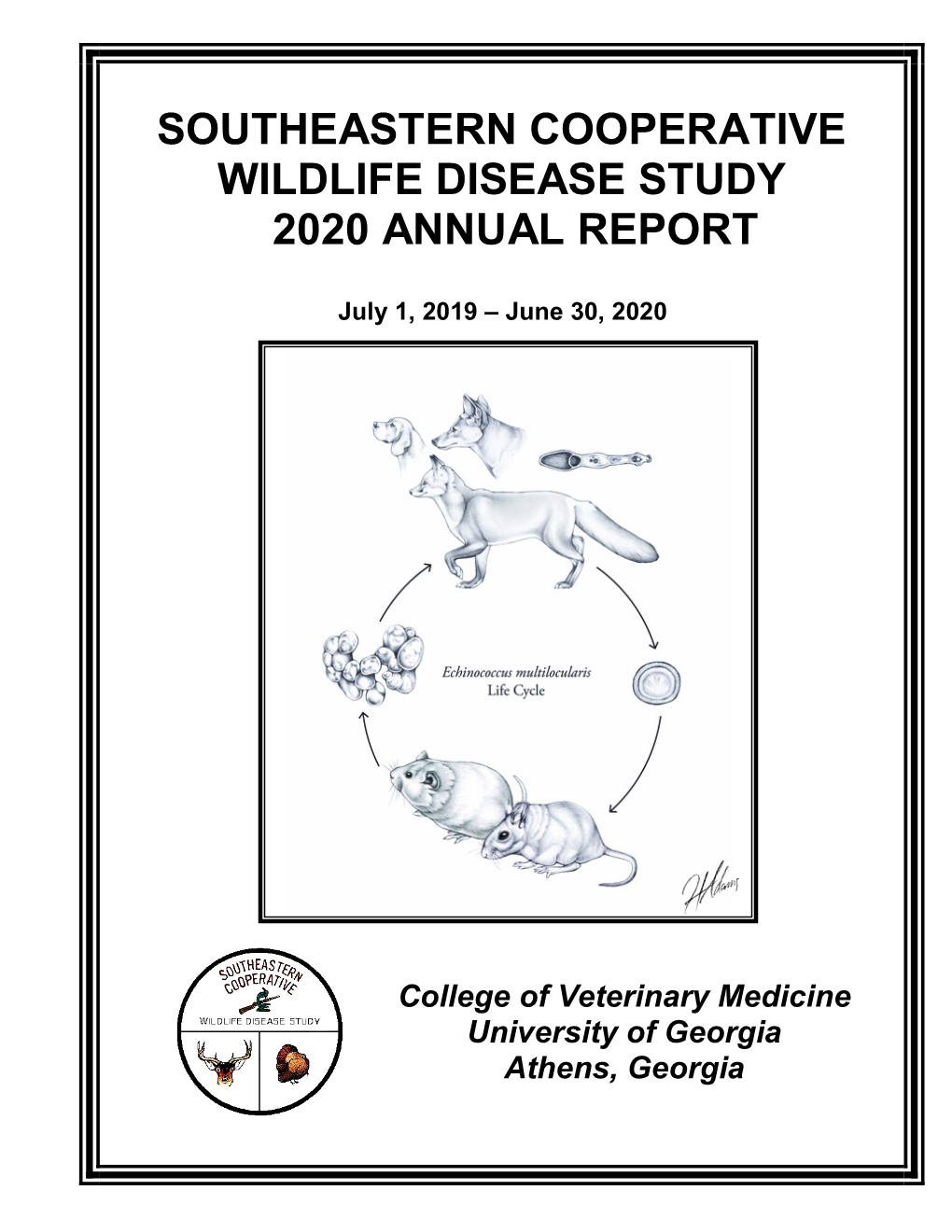 Southeastern Cooperative Wildlife Disease Study 2020 Annual Report