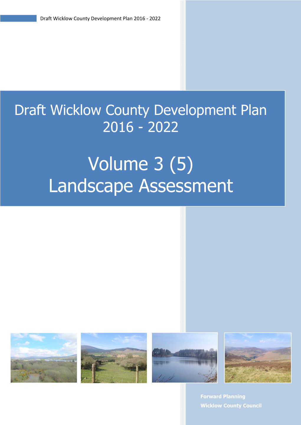 Draft Wicklow County Development Plan 2016 - 2022