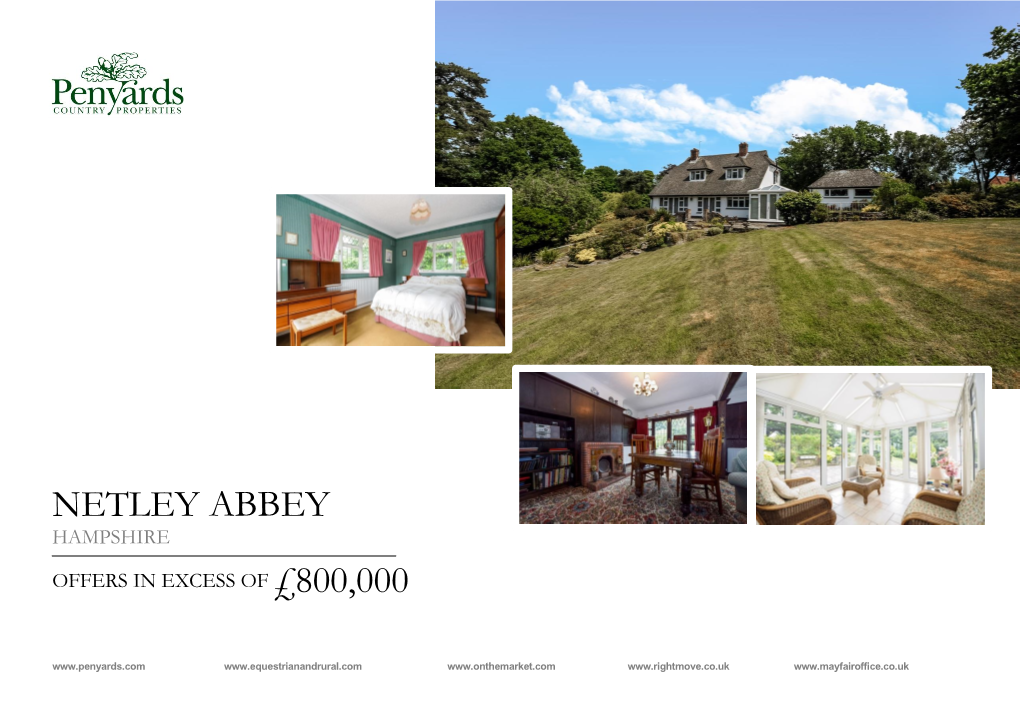 Netley Abbey Hampshire Offers in Excess of £800,000
