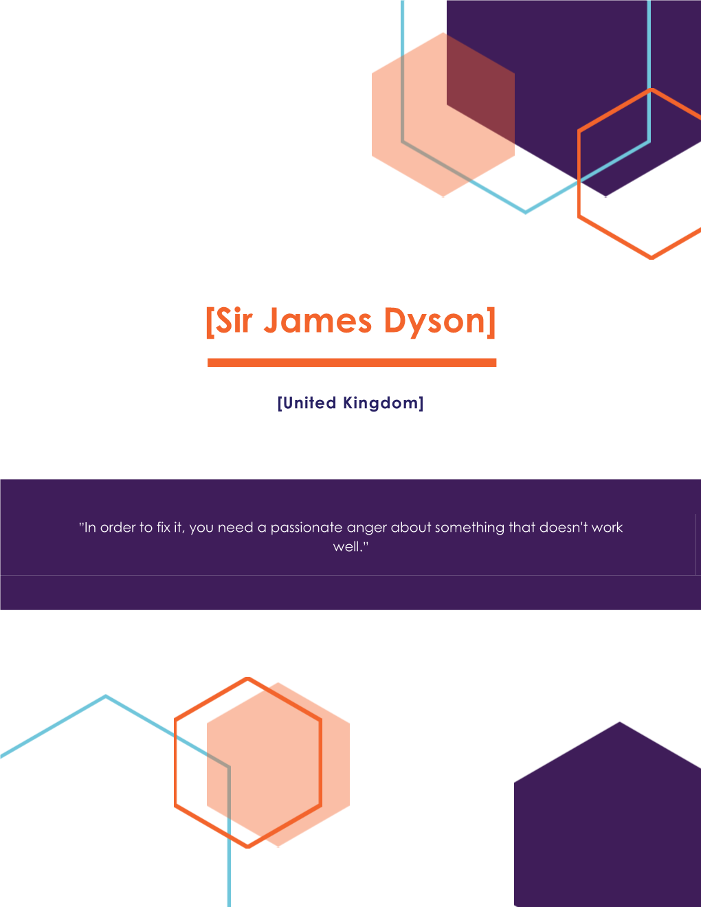Sir James Dyson]