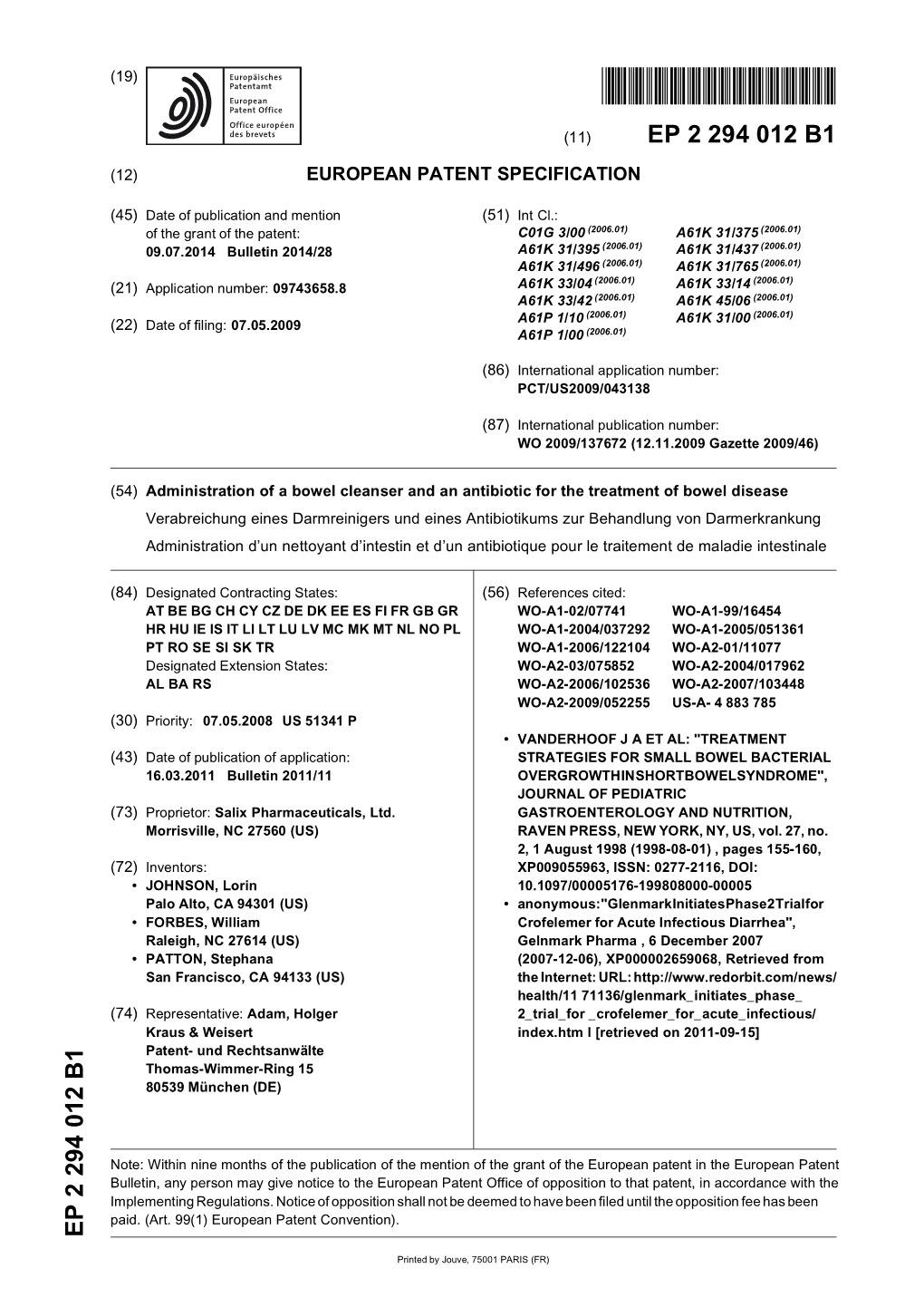 Administration of a Bowel Cleanser and an Antibiotic for the Treatment of Bowel Disease