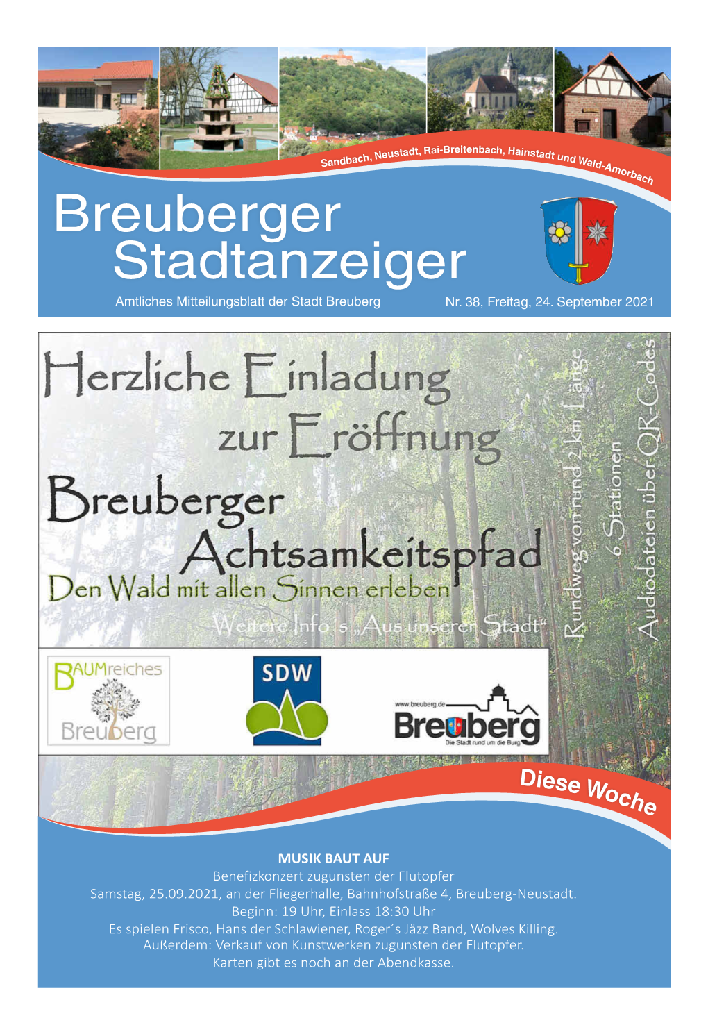 Breuberger Stadtanzeiger Amtliches Mitteilungsblatt Der Stadt Breuberg Nr