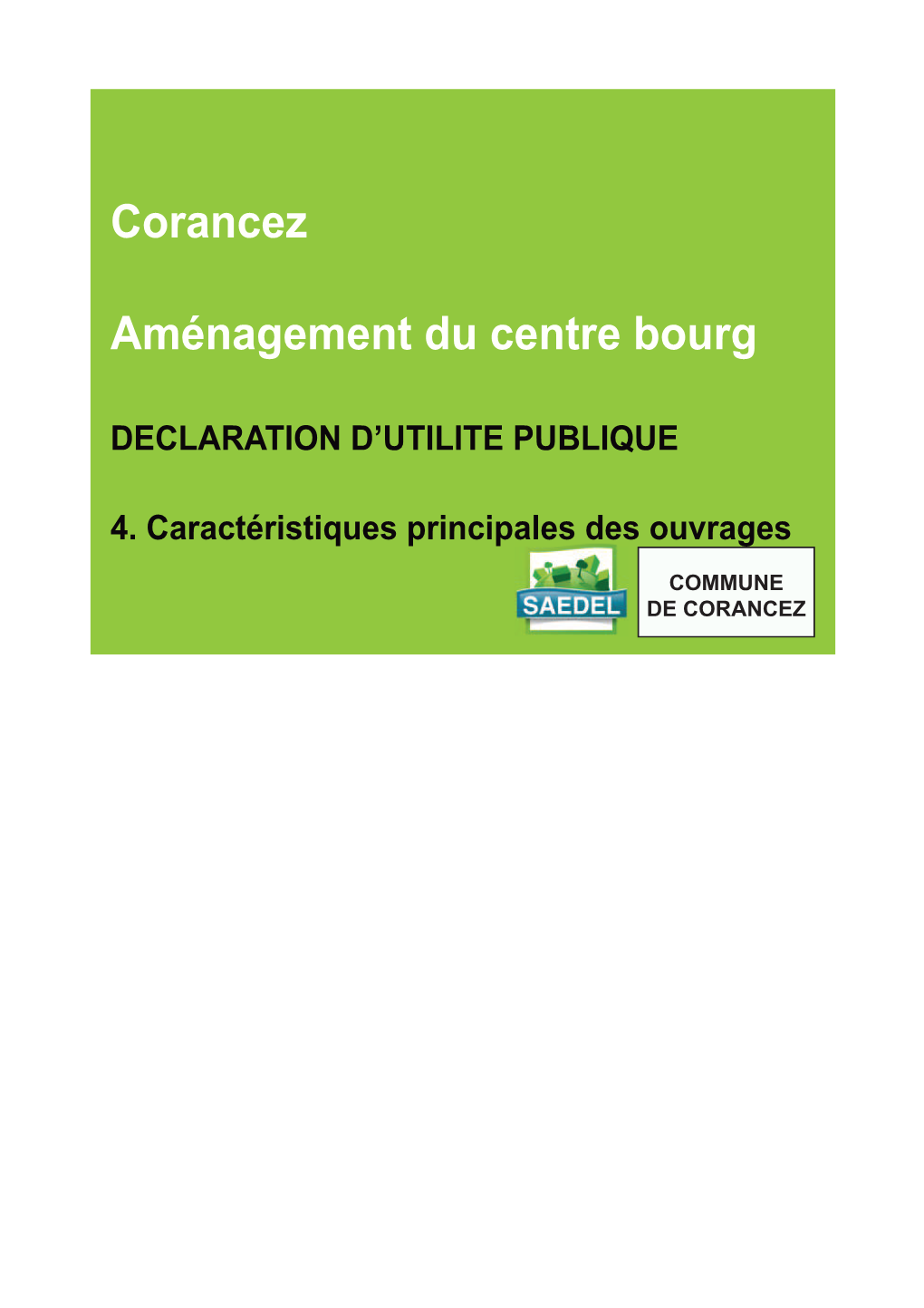 Corancez Aménagement Du Centre Bourg