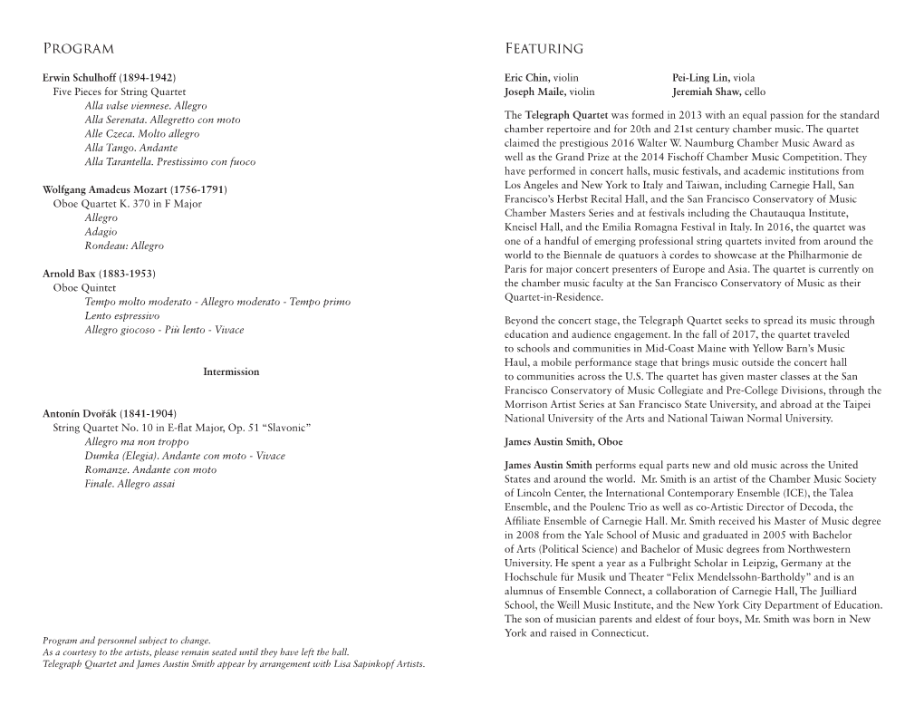 Telegraph-Quartet-Program-Web.Pdf