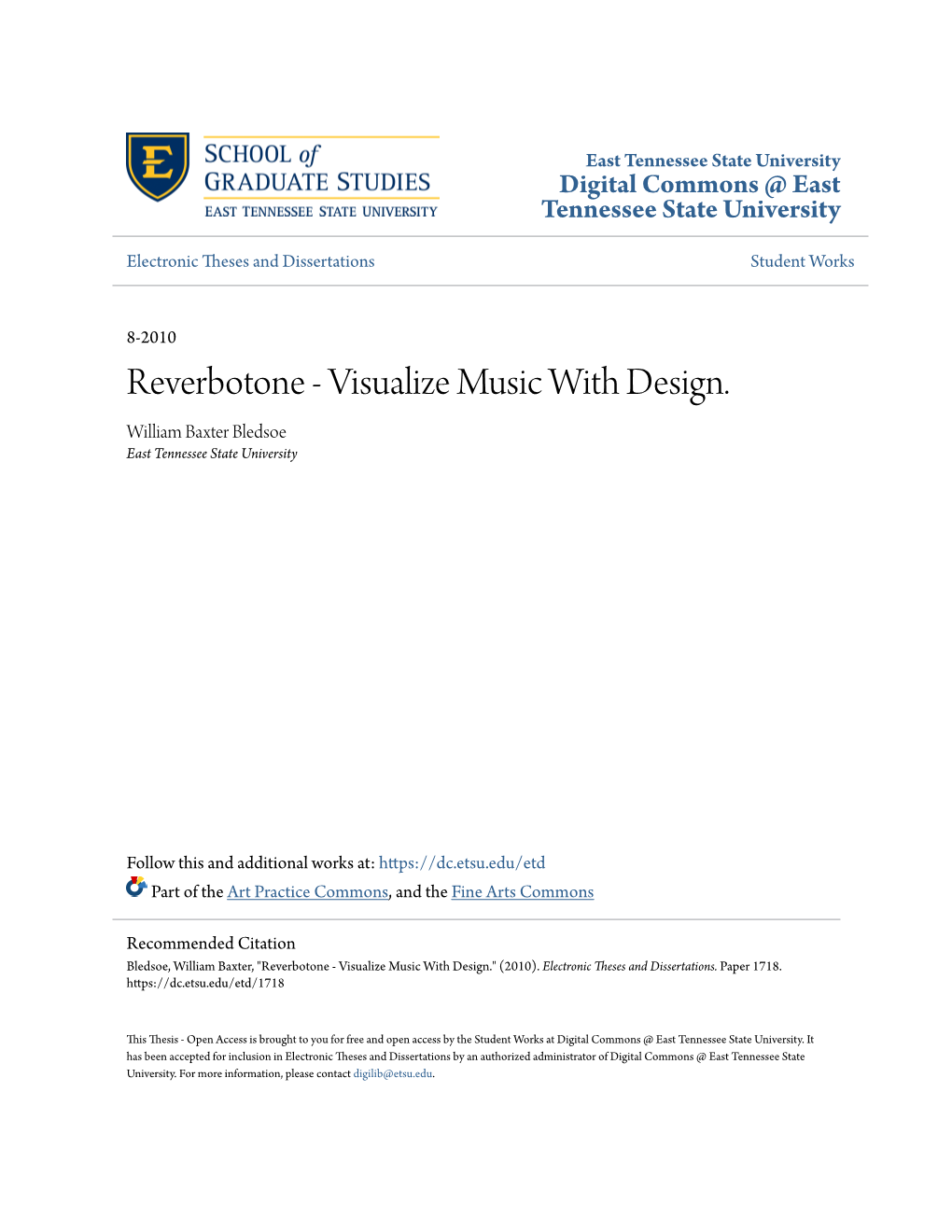 Reverbotone - Visualize Music with Design