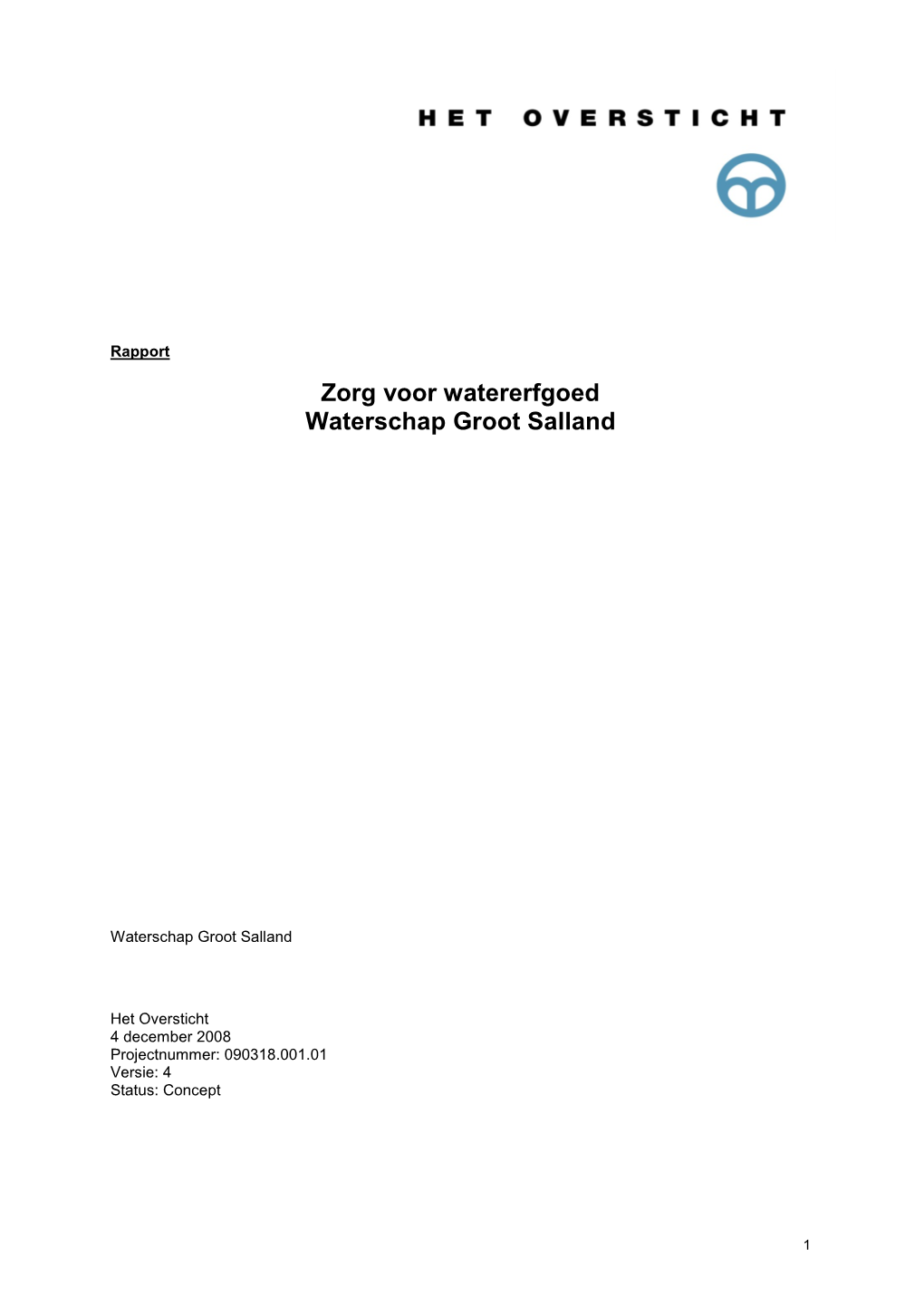 Zorg Voor Watererfgoed Waterschap Groot Salland