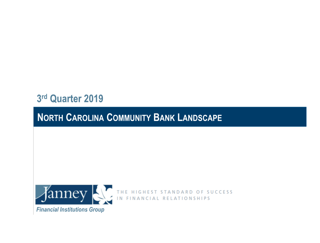 North Carolina Banks – Mountains Region