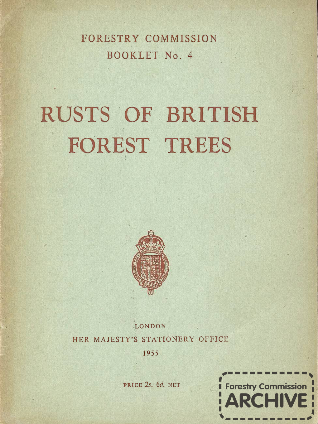 Rusts of British Forest Trees