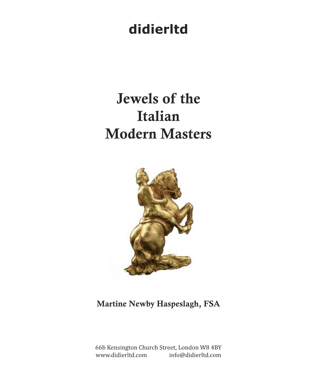 Jewels of the Italian Modern Masters