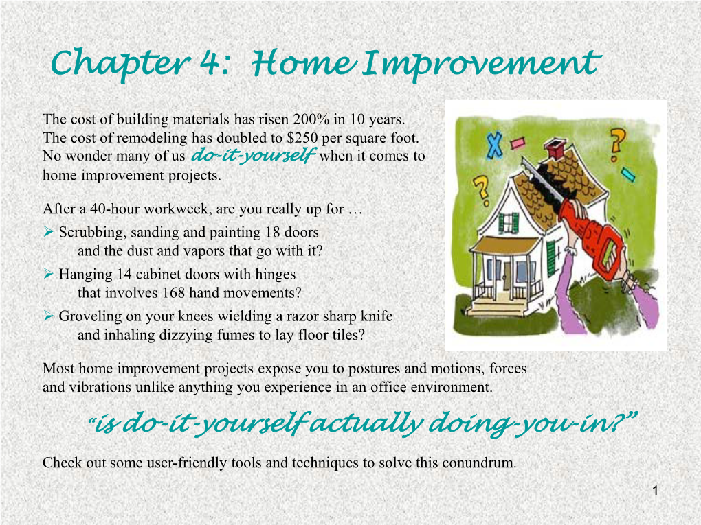 5. Home Improvement