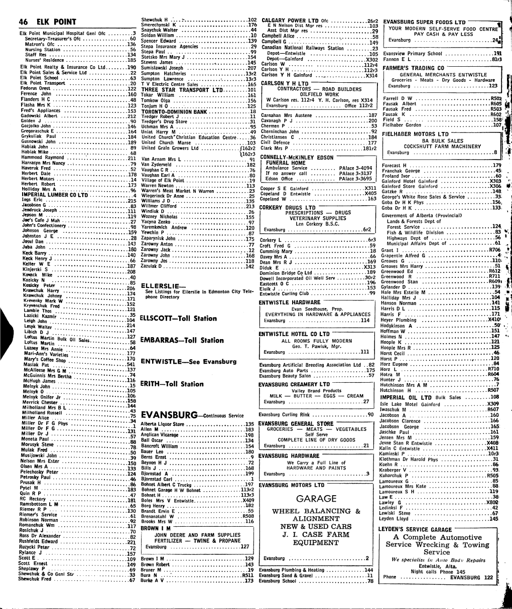 Northern District 1962 Apr F to K