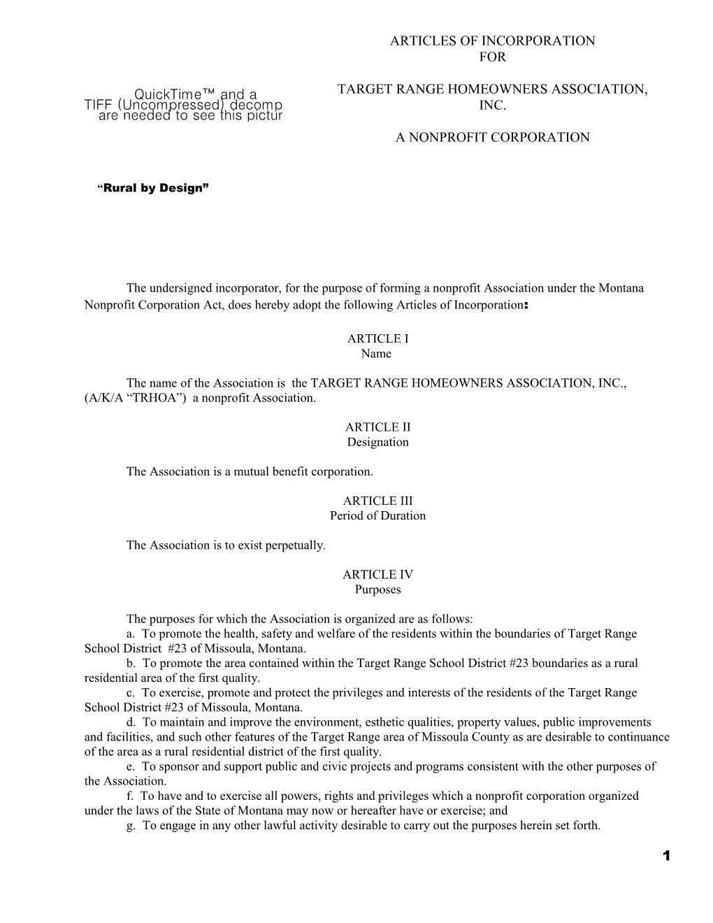 Articles of Incorporation s3