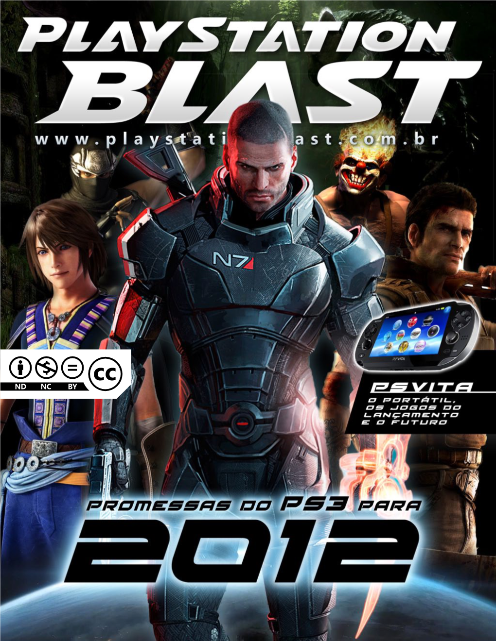 Revista Playstation Blast, Você Confere As Maiores Promessas Para O PS3 Em 2012
