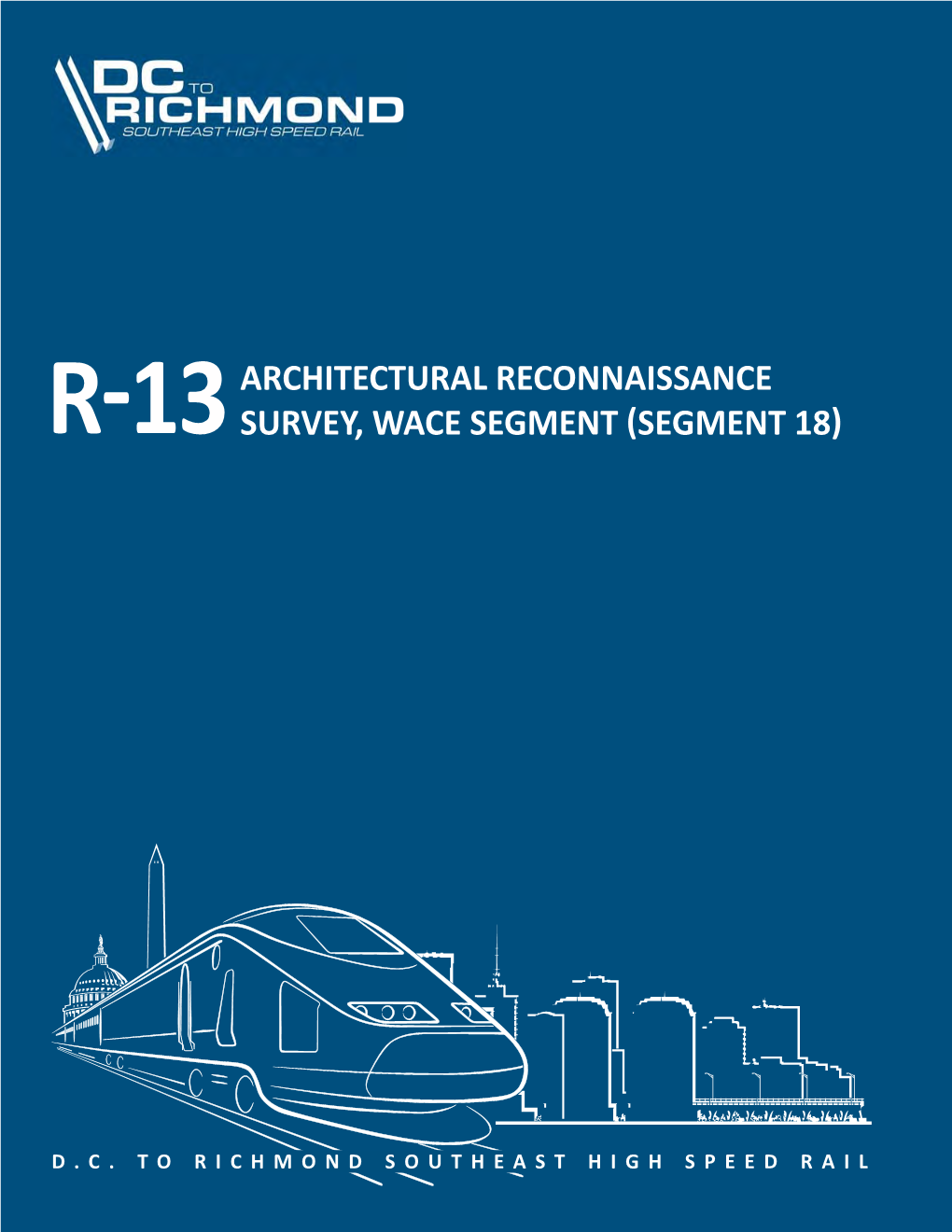 Architectural Reconnaissance Survey, WACE Segment TABLE of CONTENTS