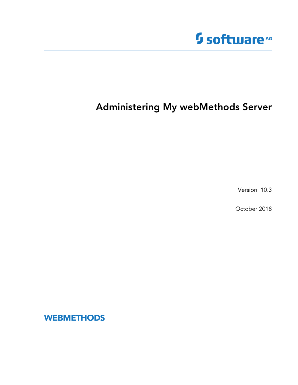 Administering My Webmethods Server
