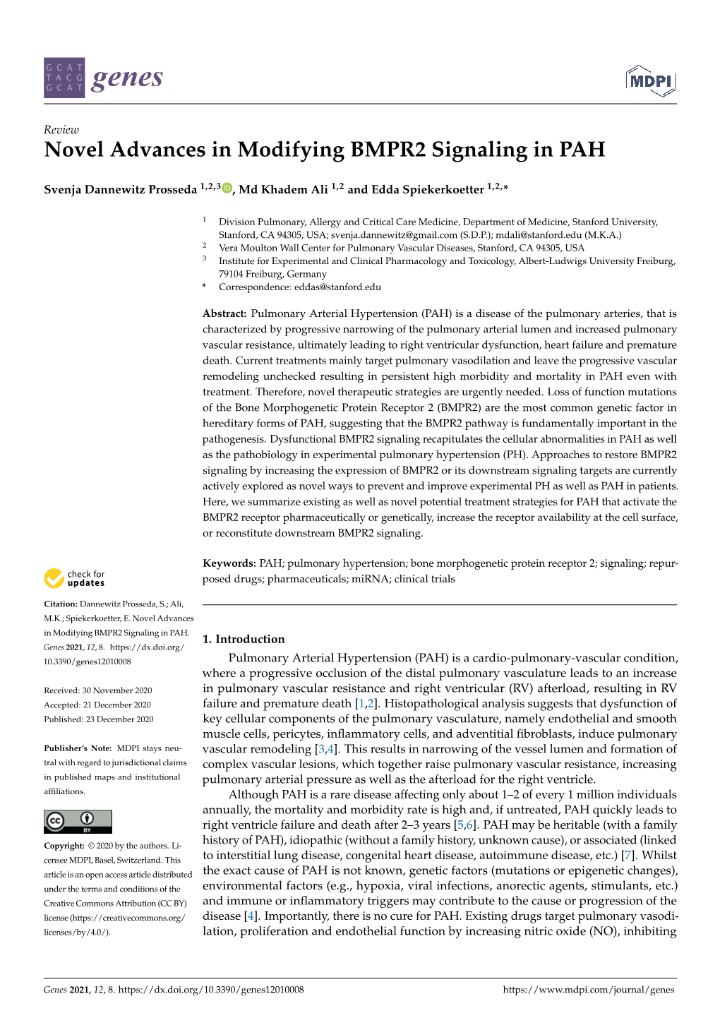 Novel Advances in Modifying BMPR2 Signaling in PAH