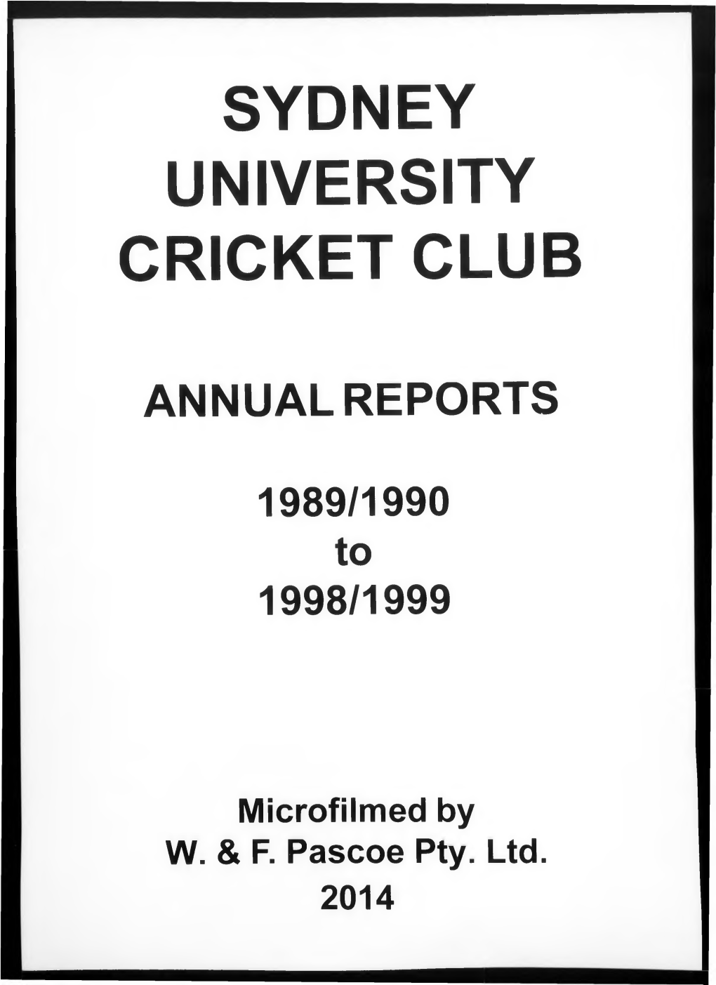 Sydney University Cricket Club