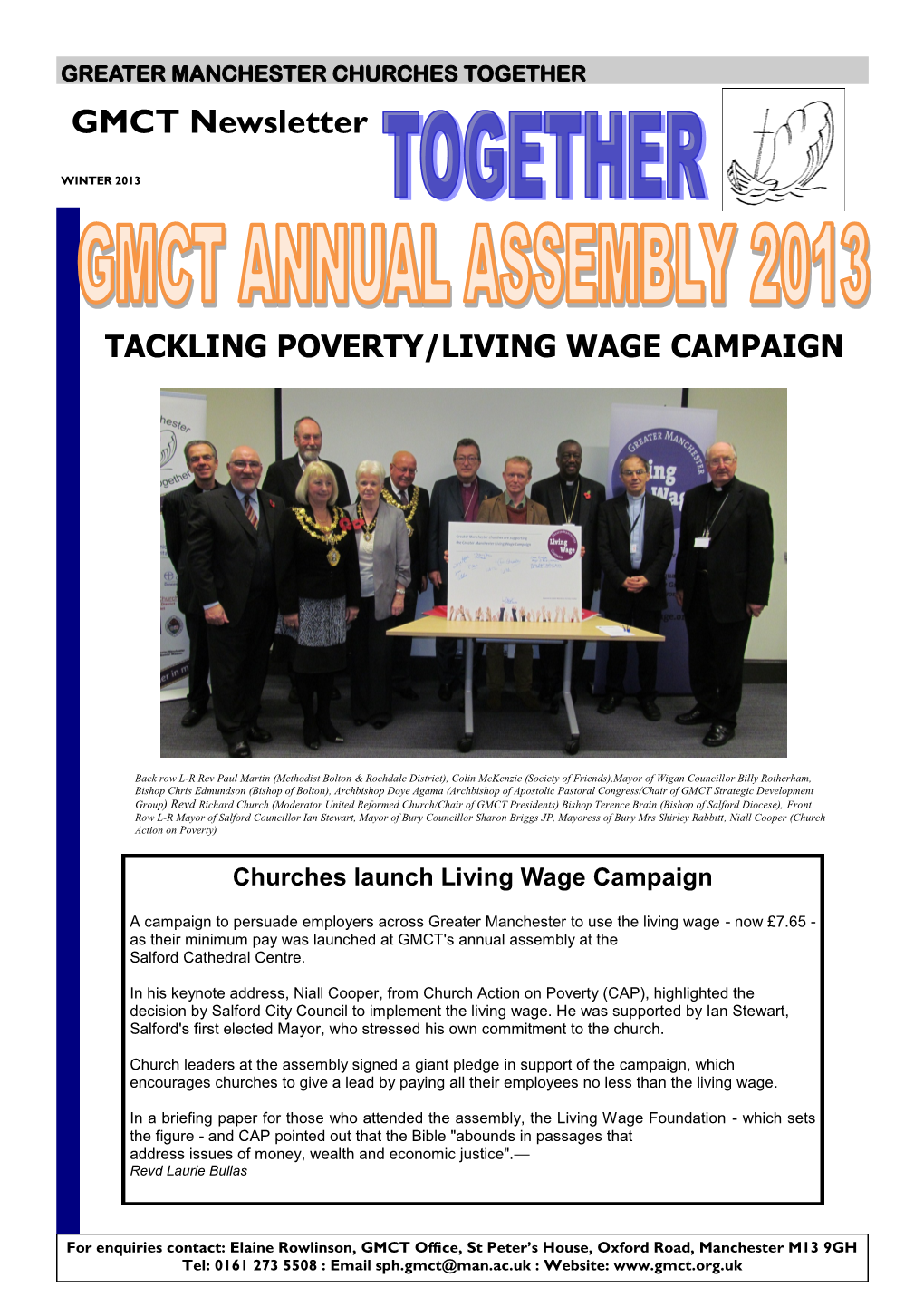 GMCT Newsletter