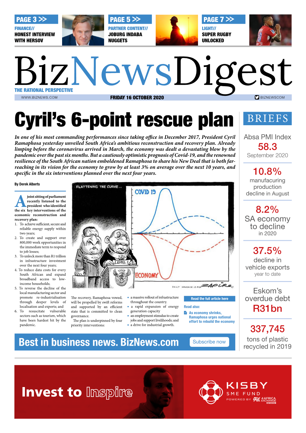 Cyril's 6-Point Rescue Plan