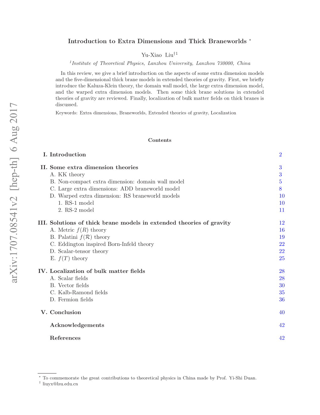 Introduction to Extra Dimensions and Thick Braneworlds