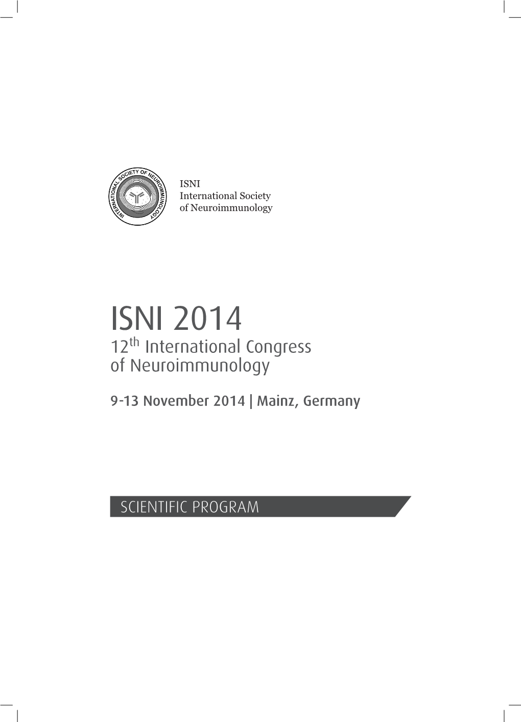 ISNI 2014 12Th International Congress of Neuroimmunology